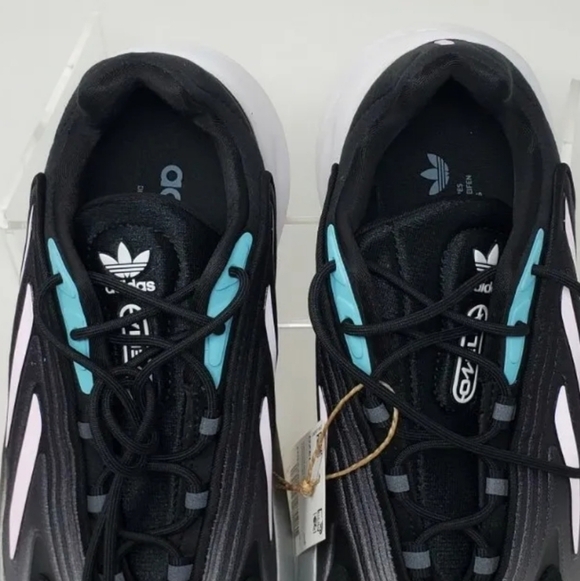 Adidas Womens Size 7.5 Ozelia W Pink Core Black Cloud White Shoes H04266 New - Picture 11 of 12
